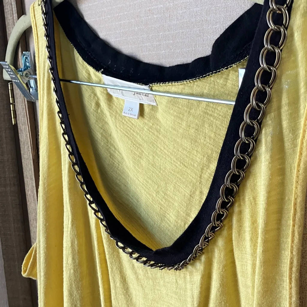 Faith 21 Yellow Top 2X - Image 6