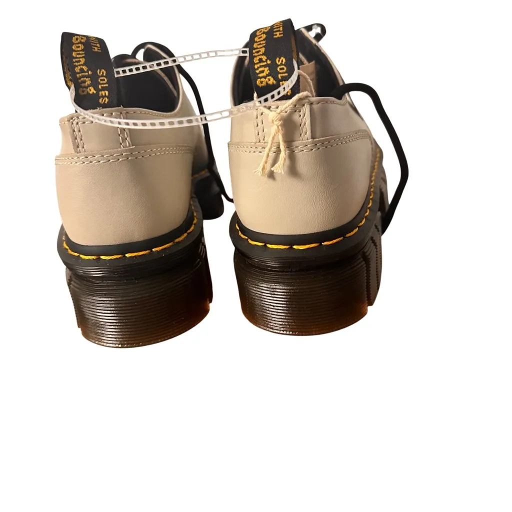 Dr. Martens 10M  Audrick 1461 3-Eye Oxford Shoes Beige Platform Oxford Shoes - Image 10