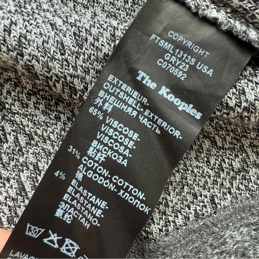 The Kooples Sport Heather Gray Sweatshirt - Image 4