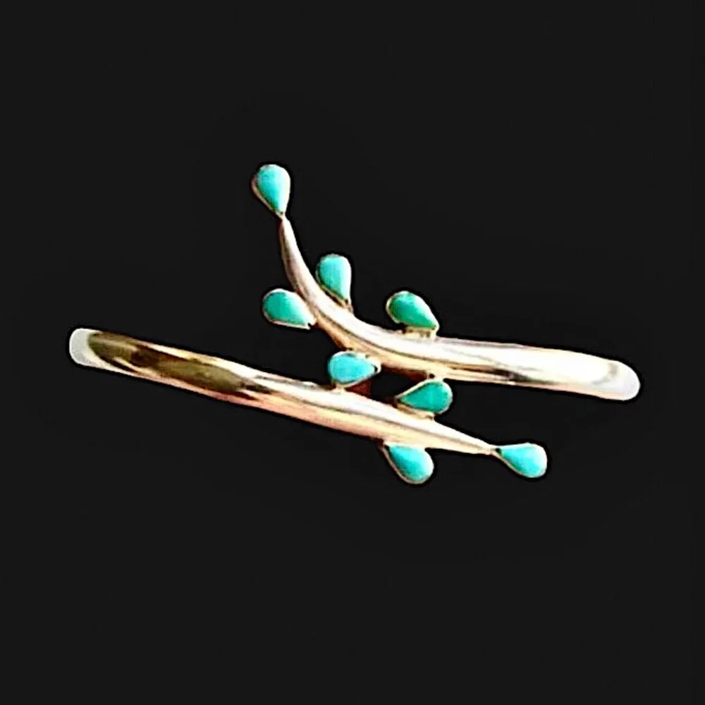 DOMINIQUE DINOUART DESIGNS DDD MEXICO Turquoise Sterling Silver Cuff Bracelet Blue - Image 7