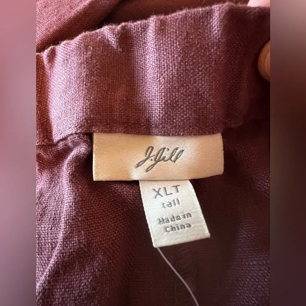 J. Jill Linen Skirt Long Modest Church Pockets Vintage NWT Size XL Tall XLT - Image 2