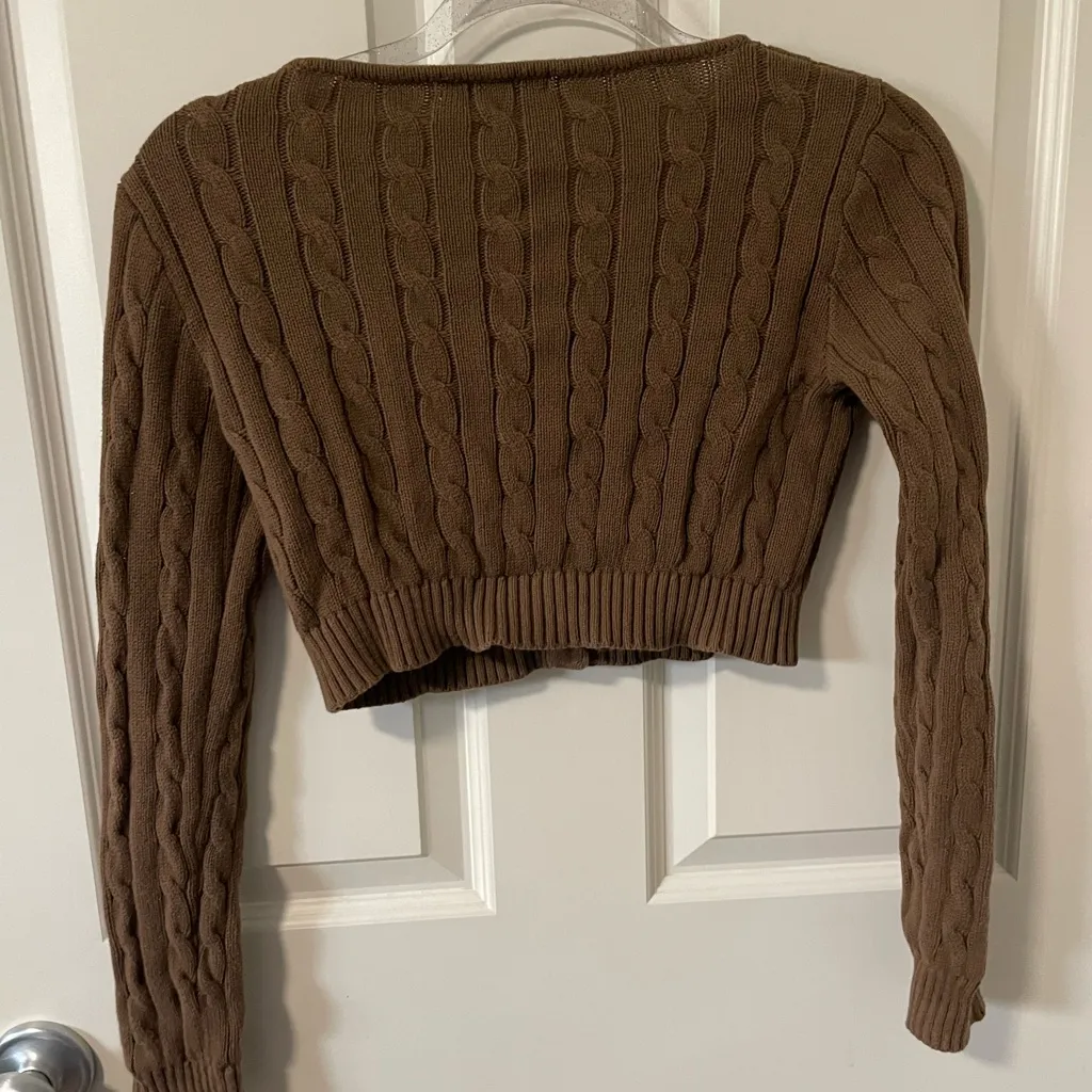 BRANDY MELVILLE CROPPED CARDIGAN - Image 4