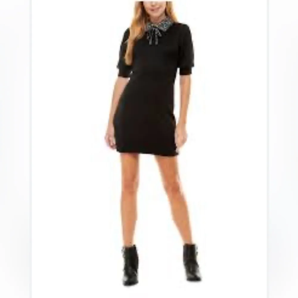 Green Floral Knit Sweater Dress - Image 6