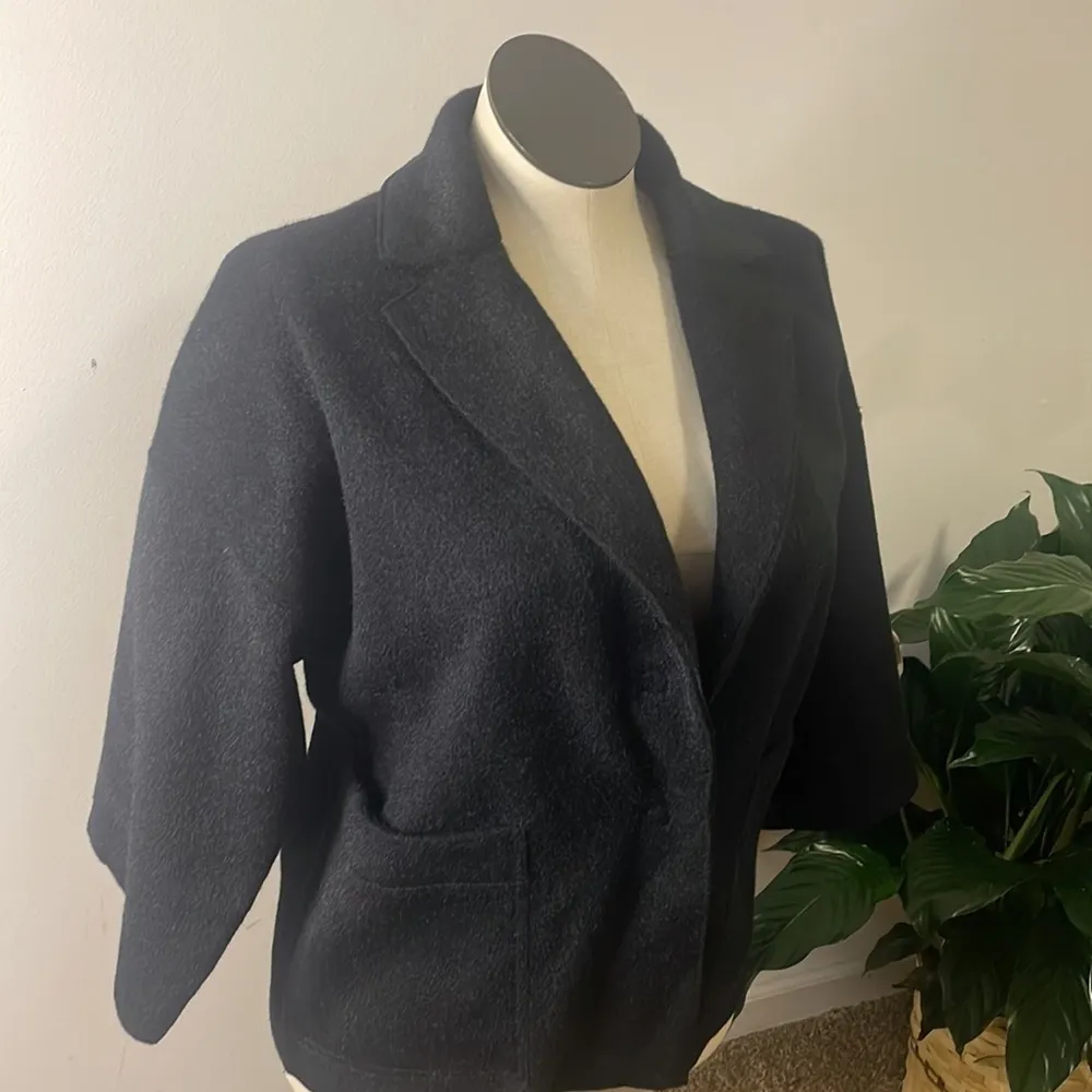 Vineyard Vines Jacket woman’s Italian Cozy Jet Black Outerwear New size XS - Image 3