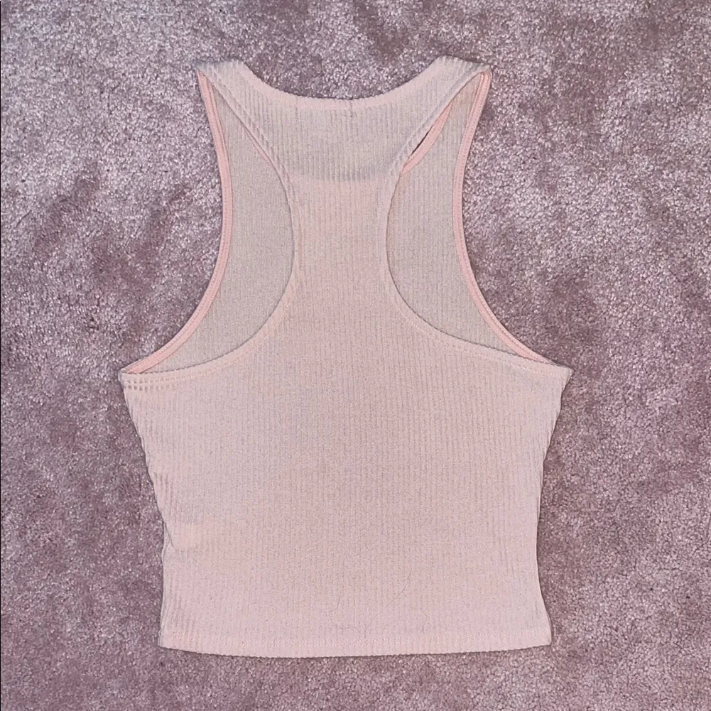 Ribbed Pink Tank Top - Image 5