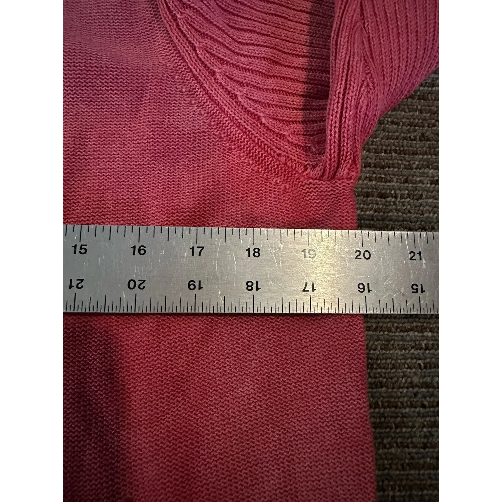 Guide Series Full Zip Sweater Pockets Ribbed Size Large Cotton High Neck Outdoor - Image 5