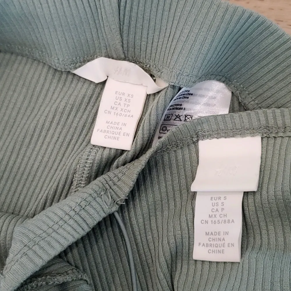 H&M Green Training Set- Top and Biker Shorts - Image 4