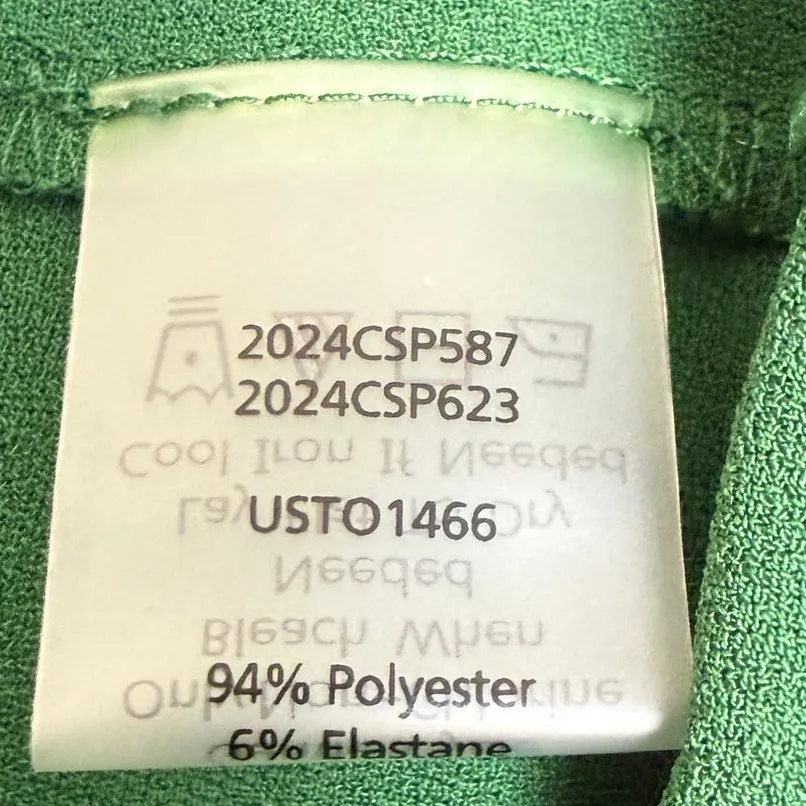 NWT Universal Standard XS Crepe Jersey Cowl Tank Top Blouse Kelly Green Career - Image 5