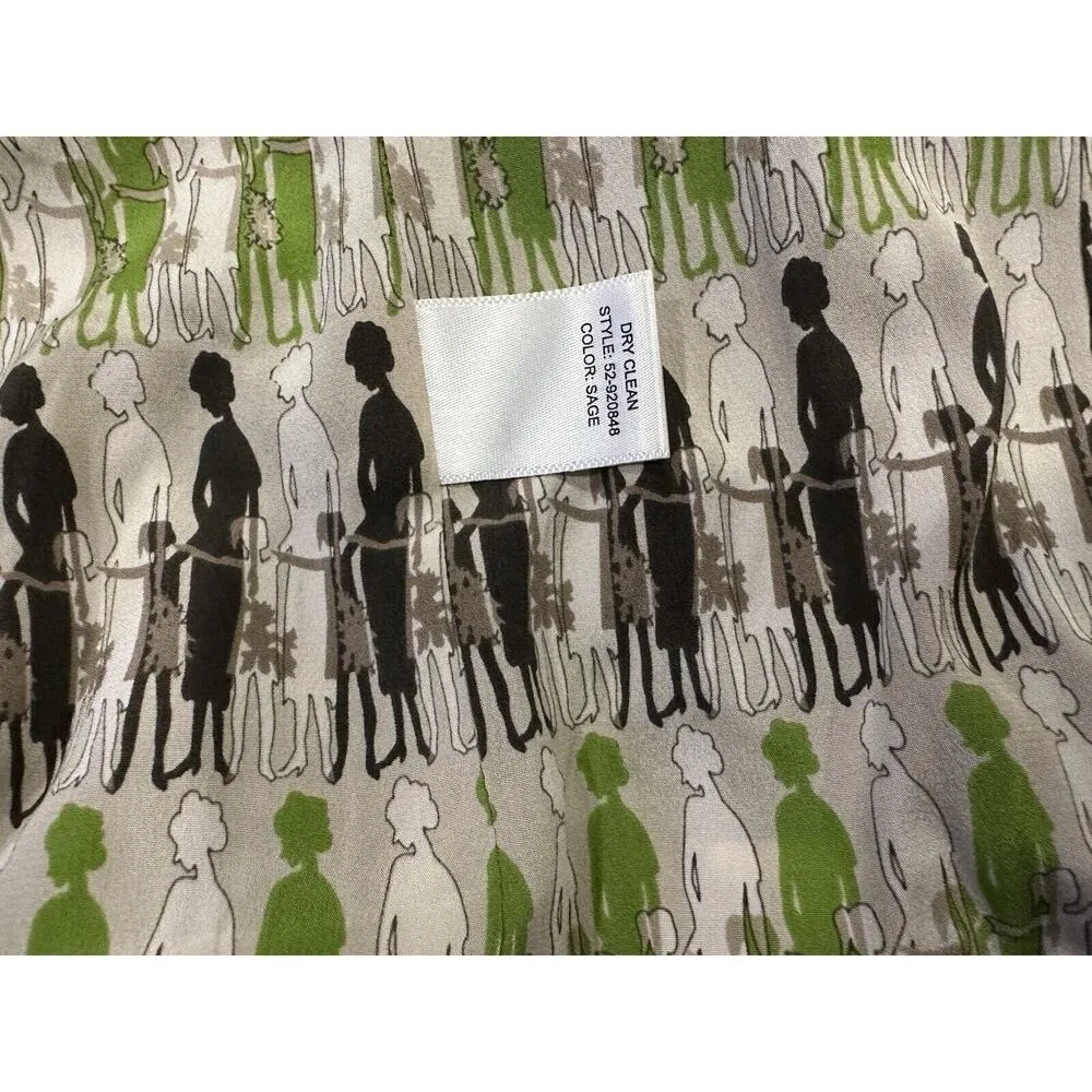 Bill Burns Green Corduroy Blazer and Pants Set Size 8 FLAW - Image 6