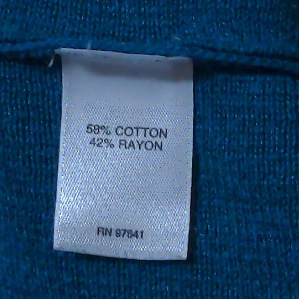 J. Jill Ocean Heather (Teal Blue) Sweater Dress Long Sleeves – Size M Blue Size M - Image 9