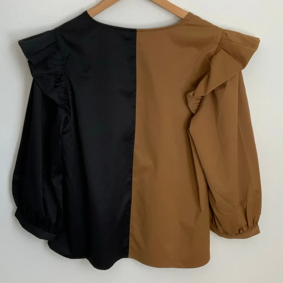 Crosby Anya‎ Top - Cappuccino size medium - Image 4