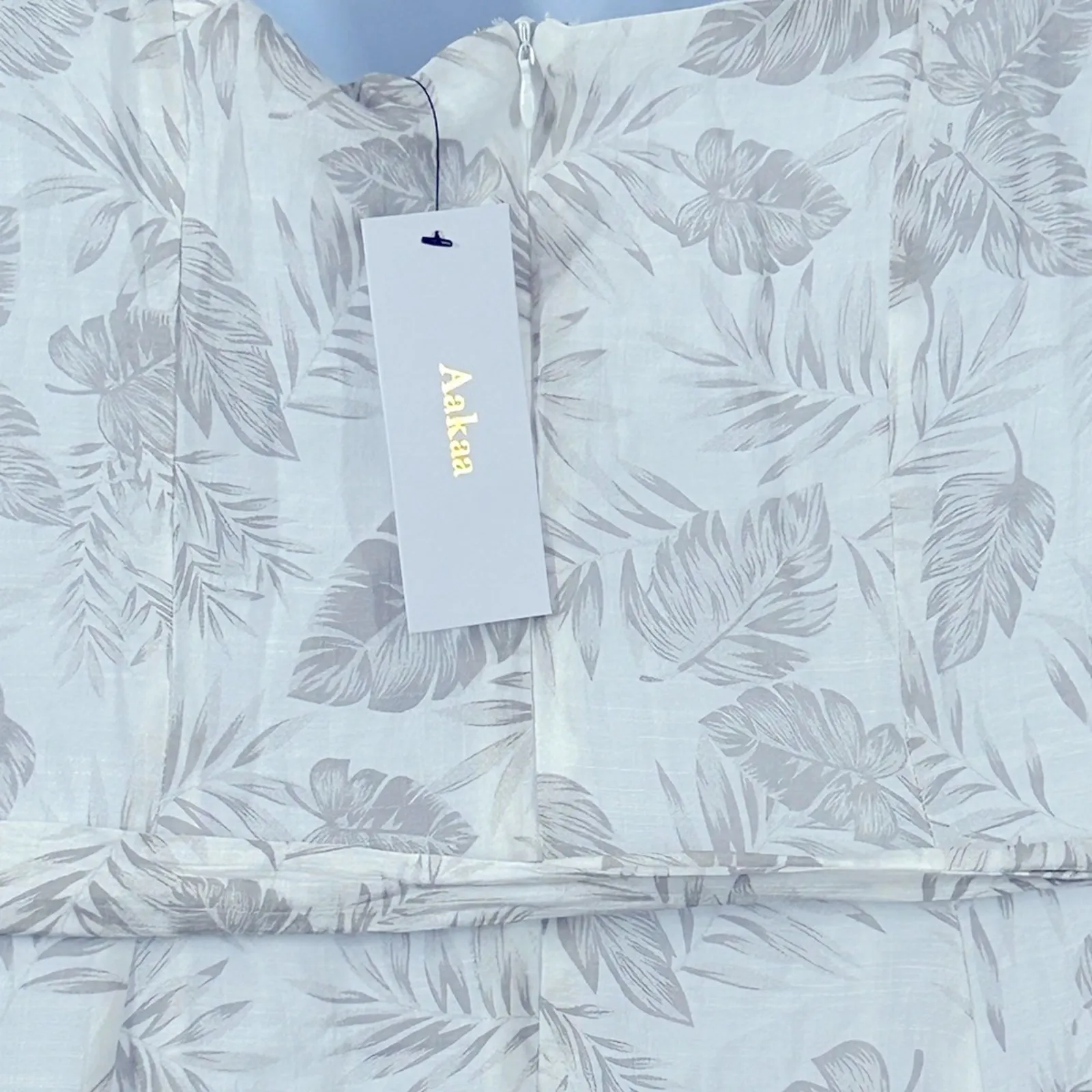 Anthropologies Aakaa It’s All Special White Floral Print Midi Dress NWT Large - Image 11