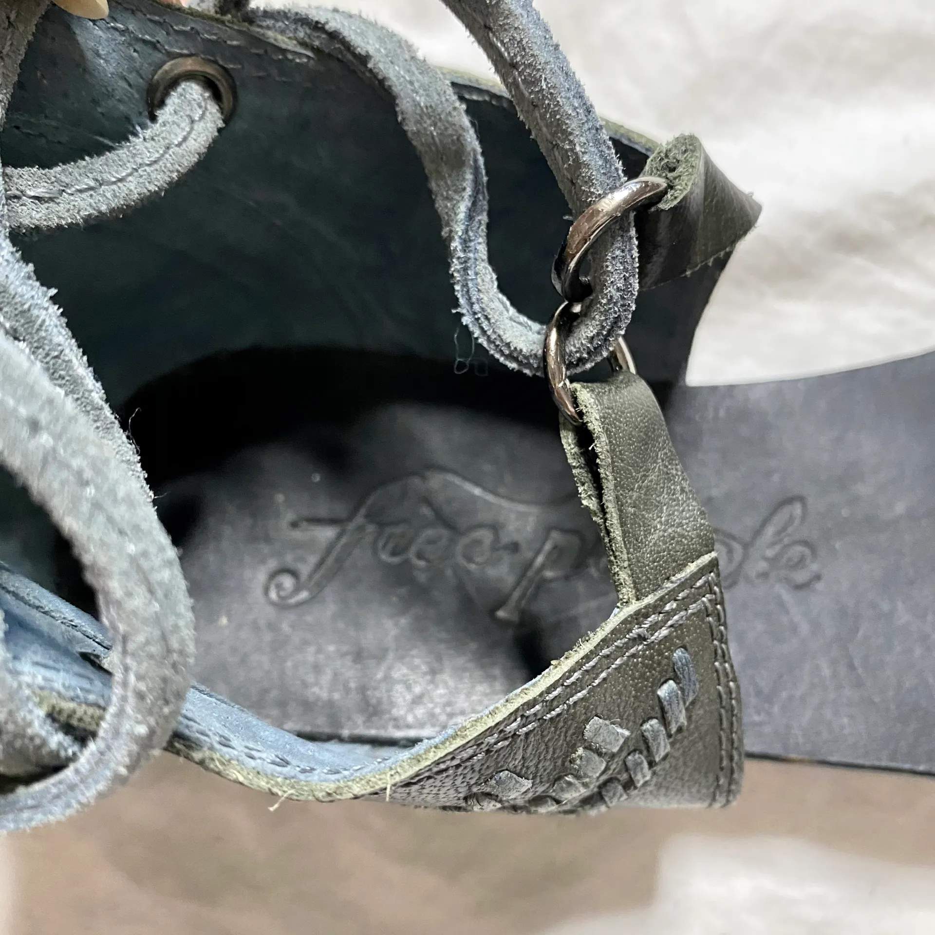 NWOT Leather Gladiator Sandals - Image 12