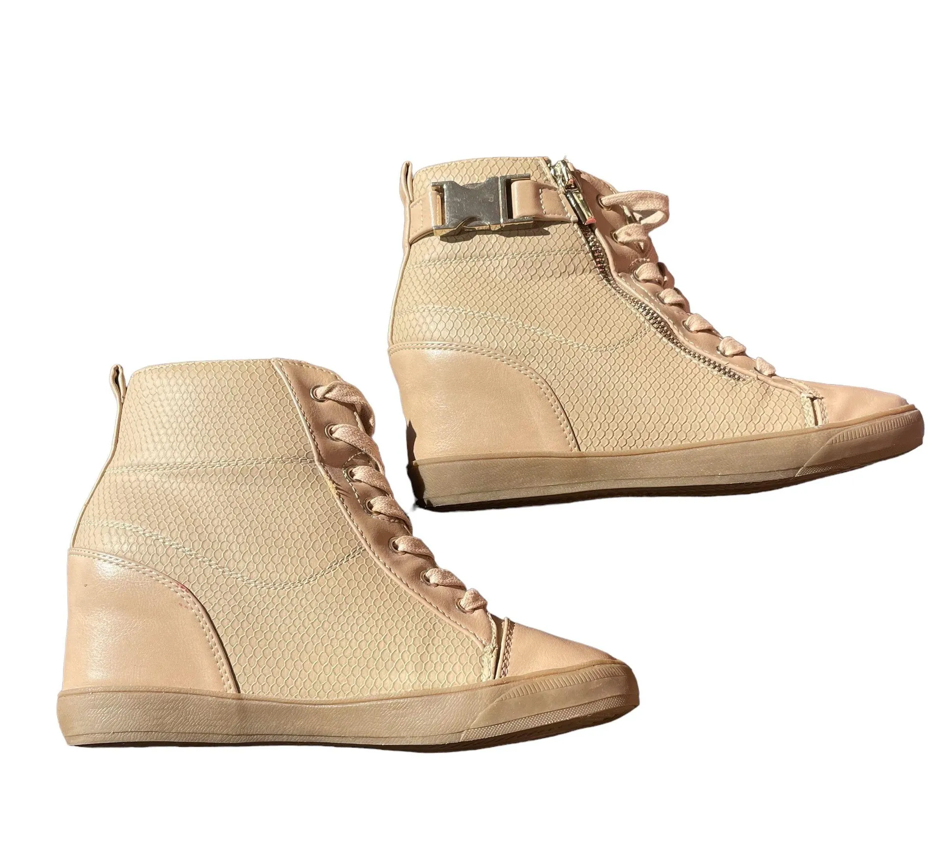 High Top Wedge Sneakers - Image 10
