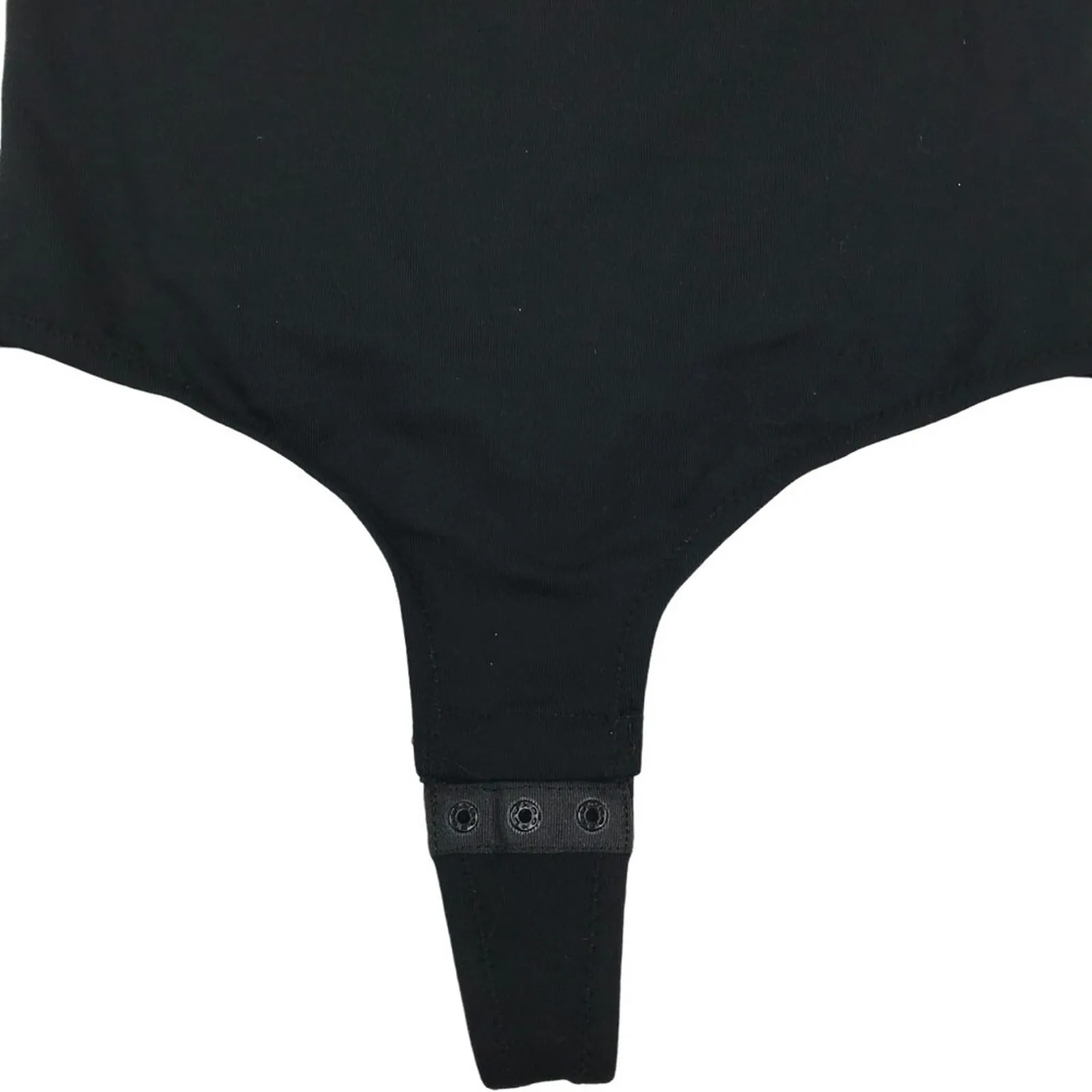 MADEWELL High Neck Bodysuit Sz Sz S Black Grunge Whimsygoth Stretch Business NWT - Image 8