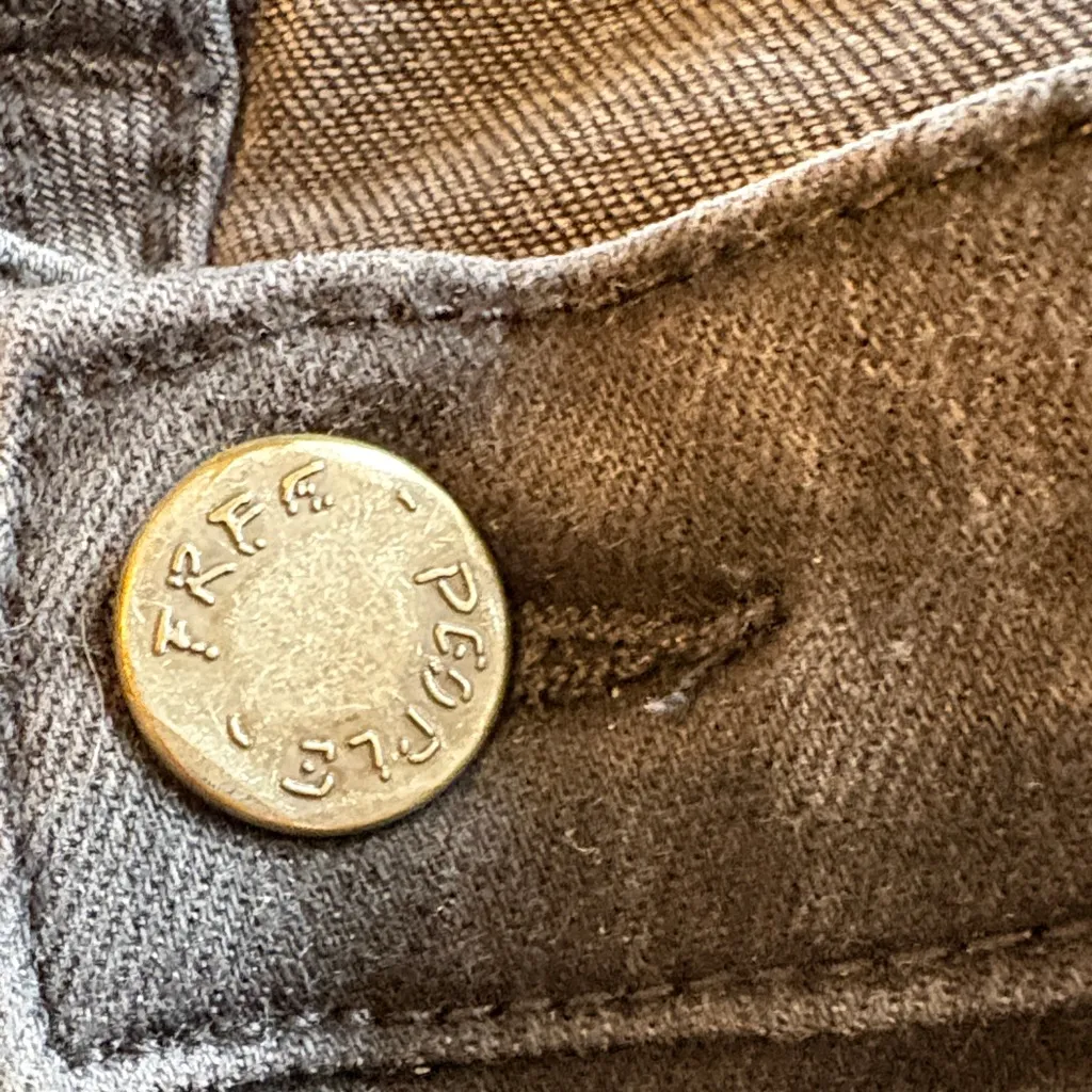 Free People Charcoal Cropped Jeans - Image 5