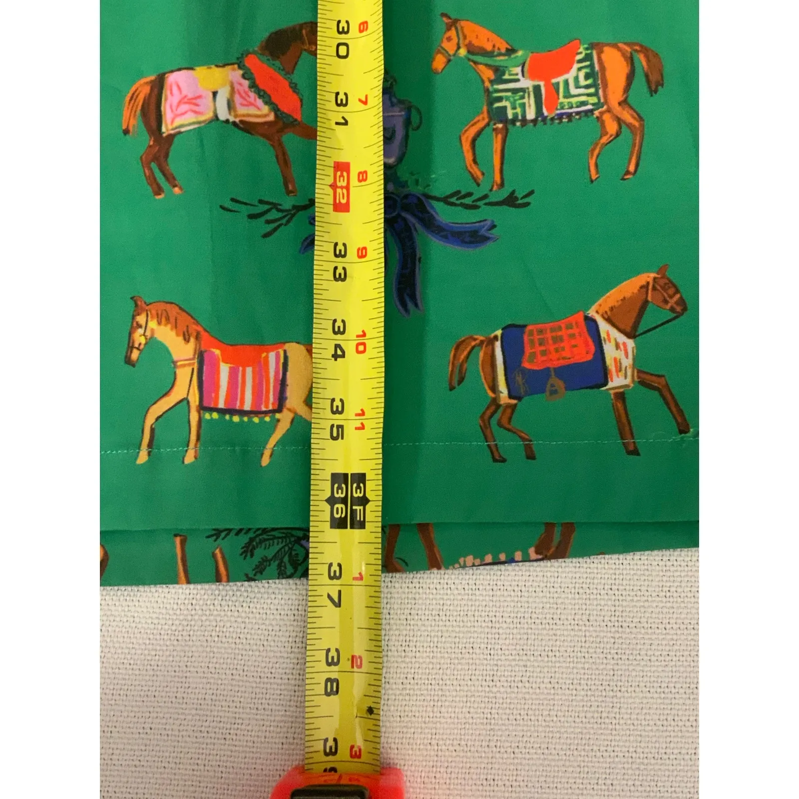 House Of MBR Ruthie High Horse Short Shirt Dress $298 NWT size large Green - Image 8