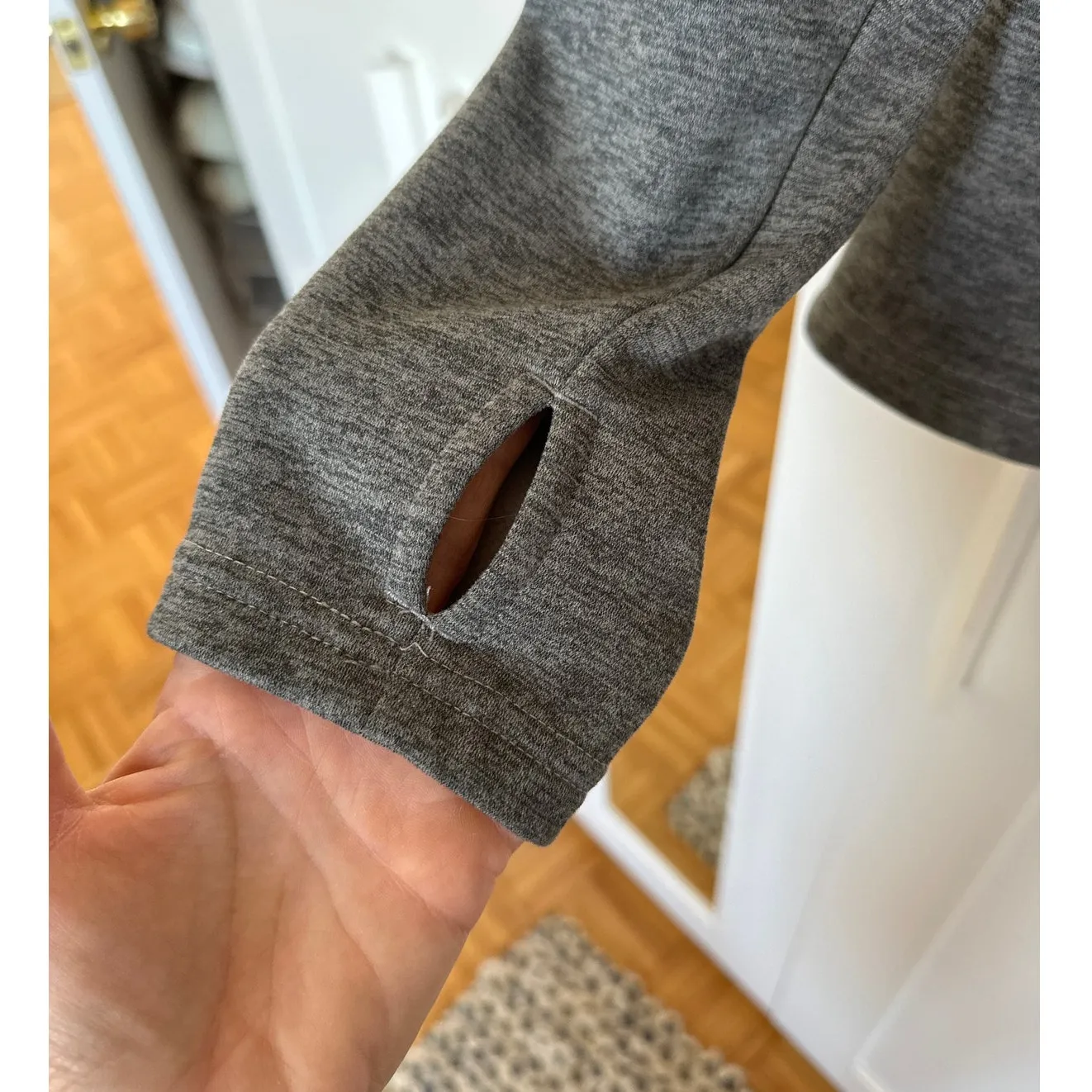 The North Face Women's Canyonlands 1/4 Zip Pullover Jacket Size Large, Gray, EUC - Image 7