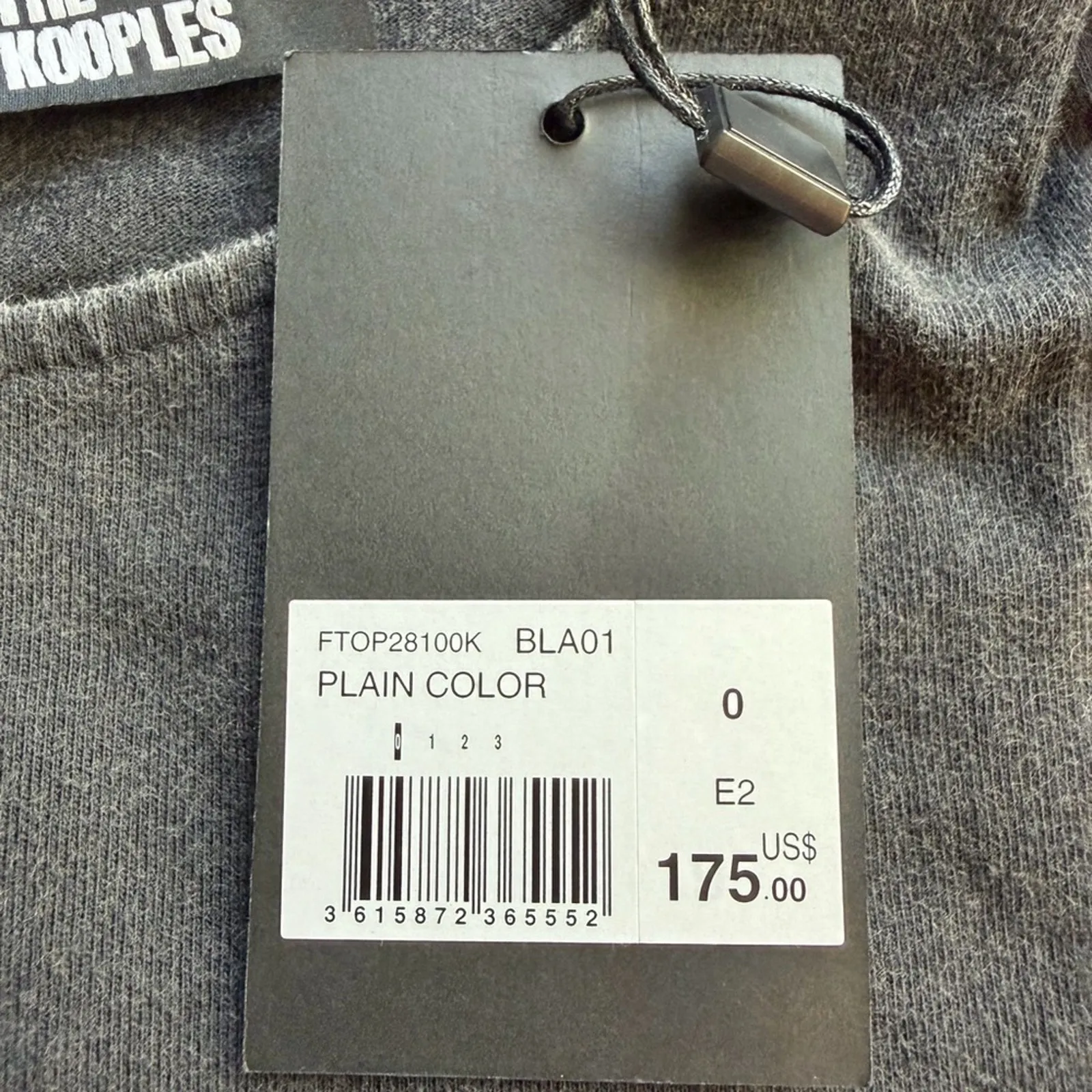 The Kooples Snake Graphic Edgy Tank Top Black Gothic Rock Style Size 0 NWT - Image 10