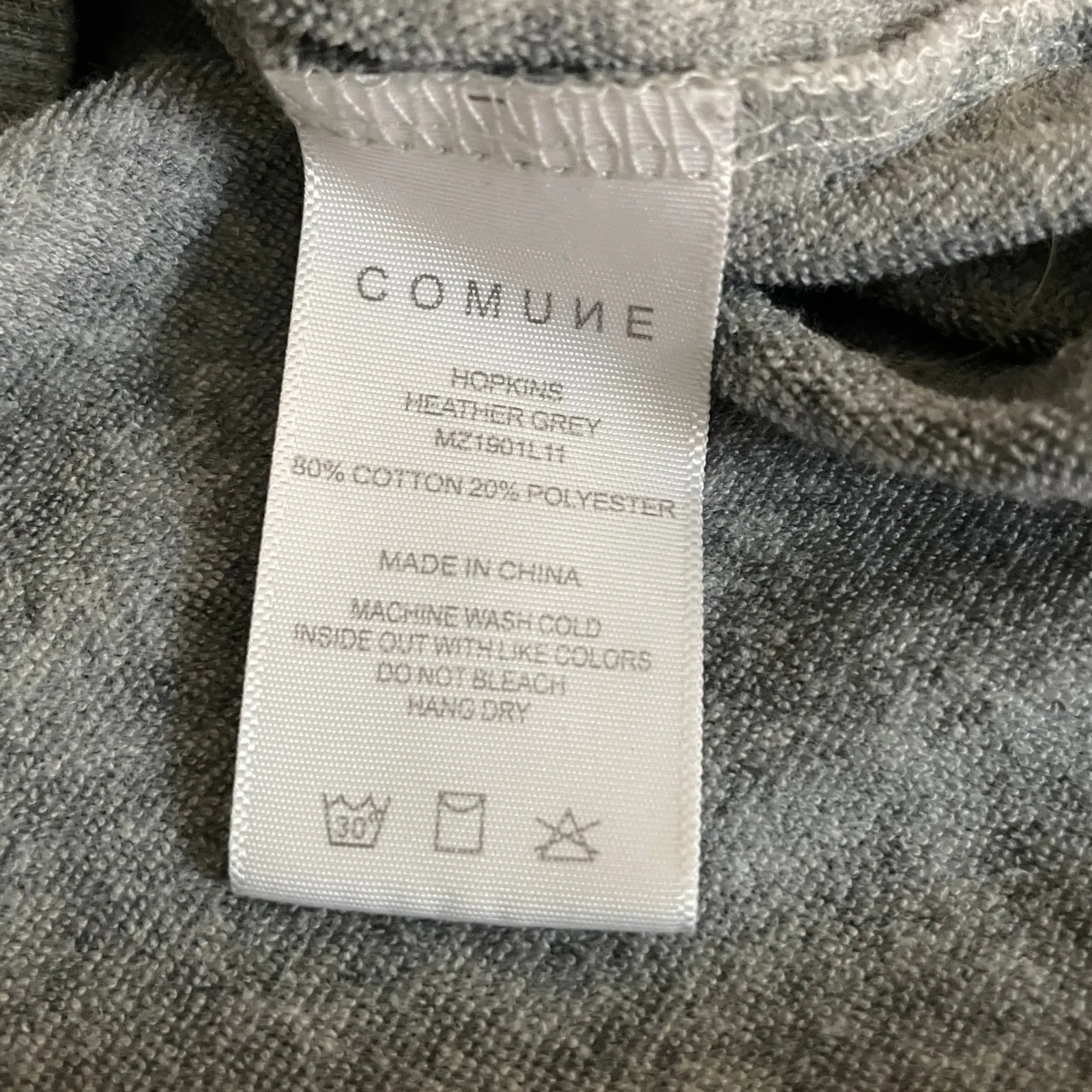 Commune Embroidered Flower Sweatshirt Large Gray Pullover Y2K Girlhood Bloomcore - Image 8