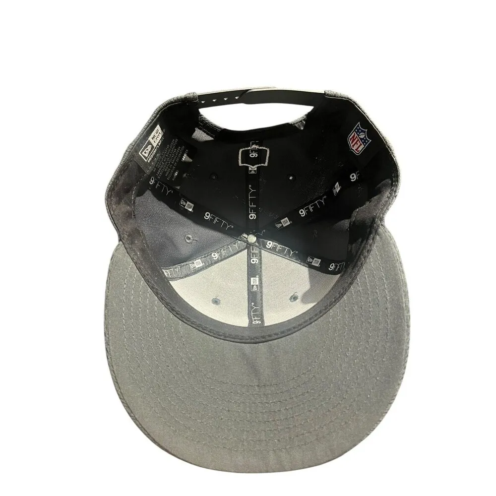 New Era 9Fifty NFL Atlanta Falcons crucial catch emberoided snapback hat Black - Image 6