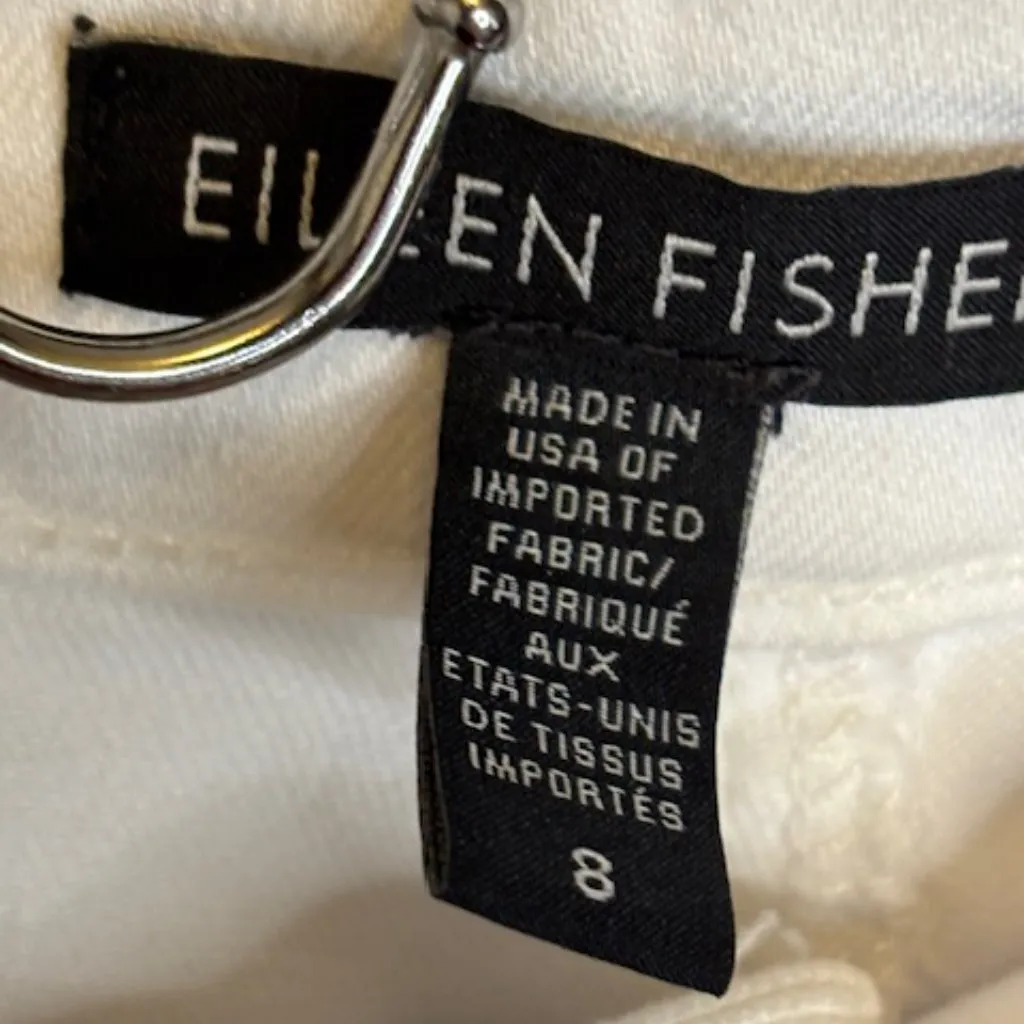 Eileen Fisher Jeans Women's Size 8 Office Skinny White‎ - Image 3