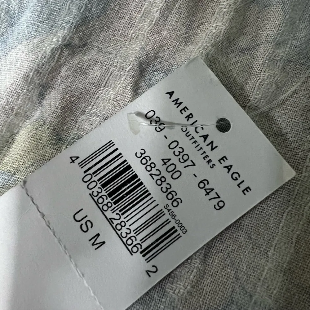 NWT American Eagle Outfitters Floral Shorts romper medium blue yellow - Image 6