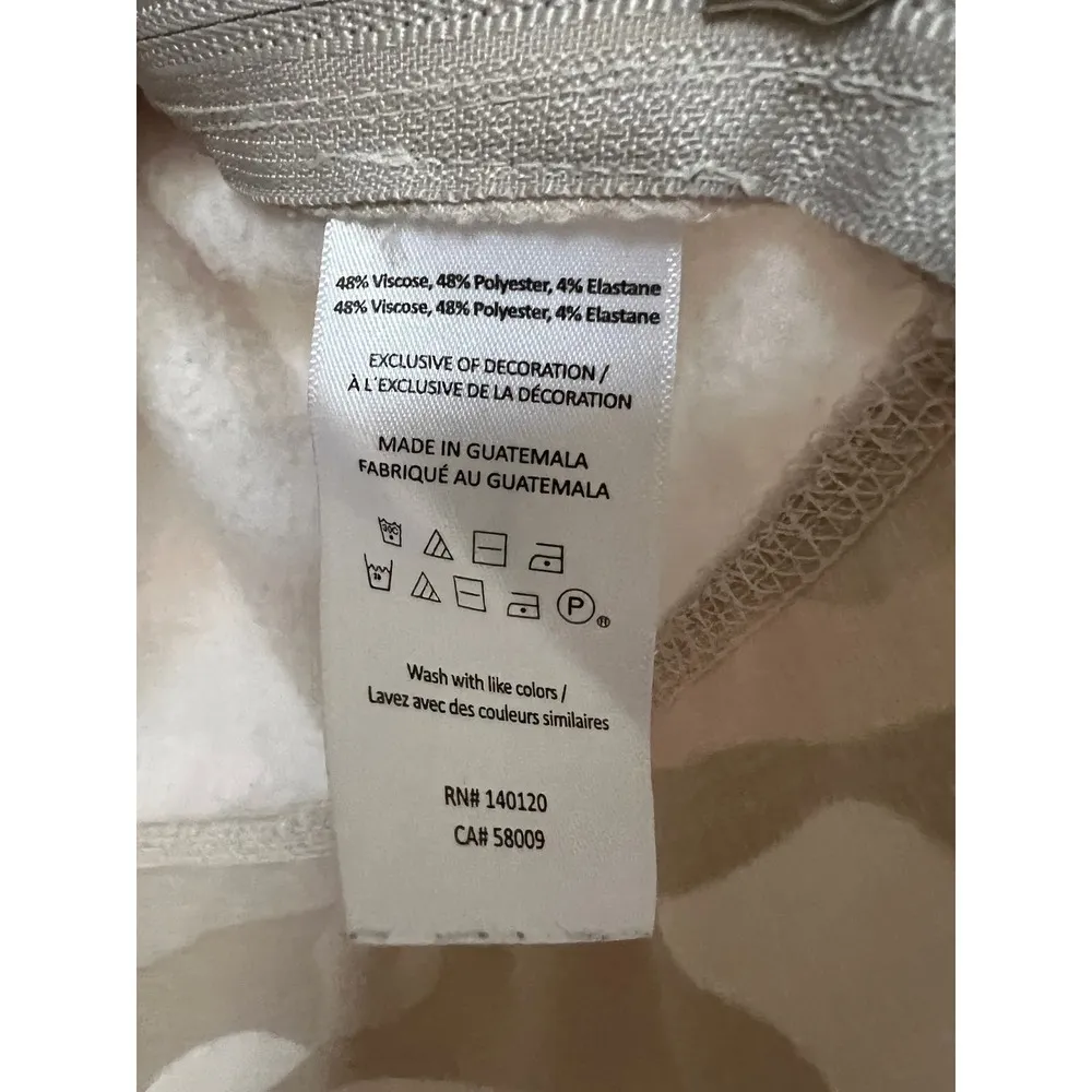 Stella & Dot Womens Size XS The Zip Pullover Sweatshirt Camo Camouflage - Image 10