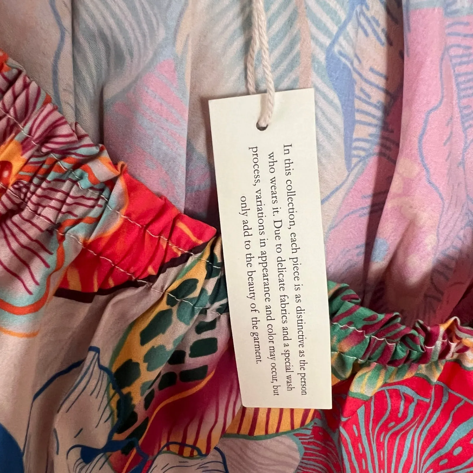 Rachel Zoe Colorful Tropical Floral Off the Shoulder Top Blouse Size Small NWT - Image 7