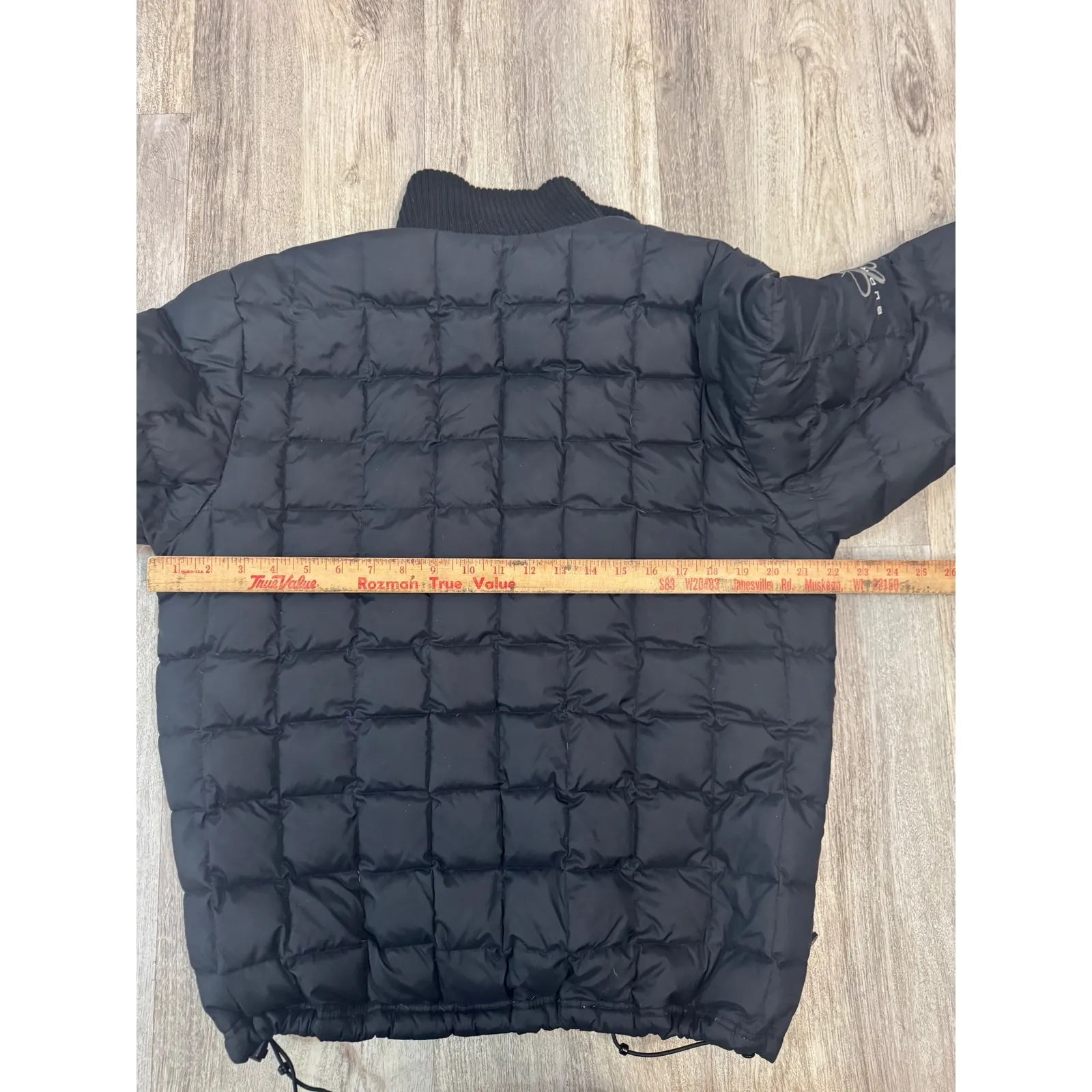 Vintage Chase Authentics Dale Earnhardt Jr #8 Down Puffer Jacket Black LG NASCAR - Image 7