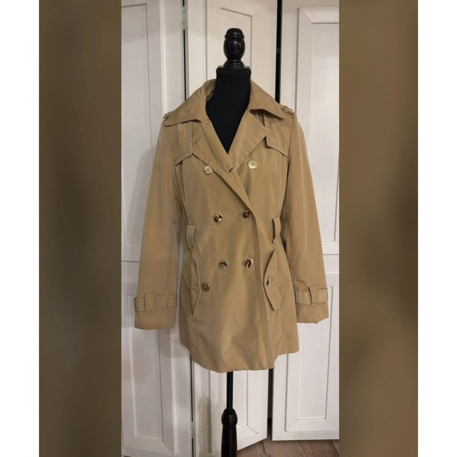 Calvin Klein Weatherproof  Double Breasted Coat Small - Image 3