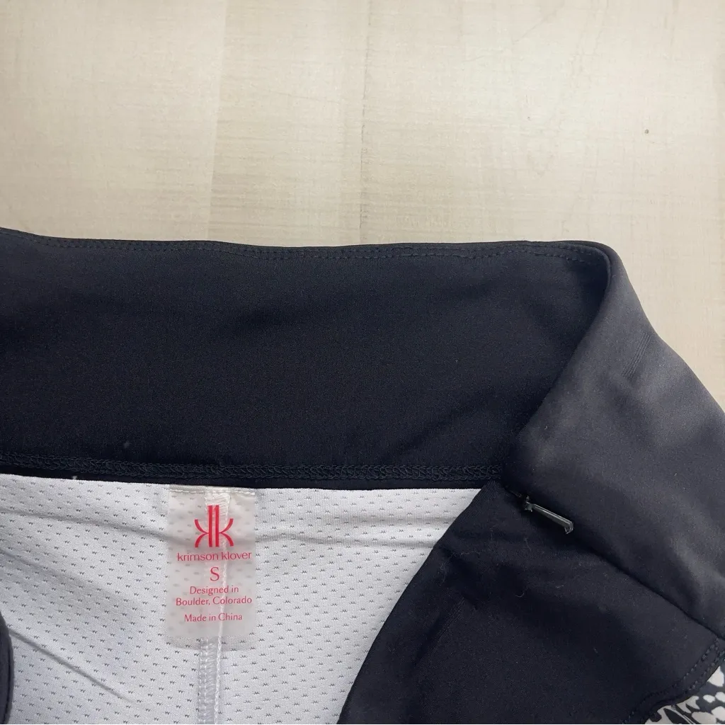 KRIMSON KLOVER printed XS workout travel pickleball hiking skirt skort Black - Image 3