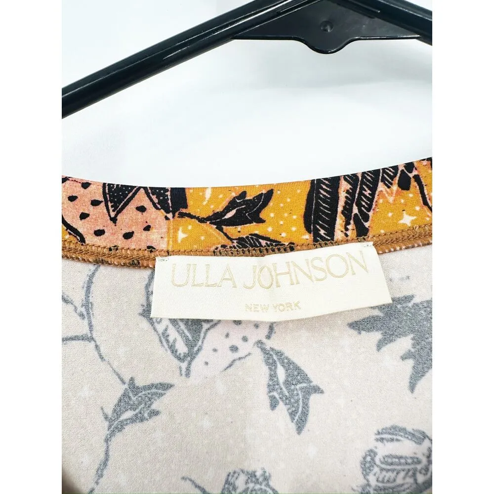 Ulla Johnson Solar Dione Orange Rashguard Surf Beach Swim Top Size Medium - Image 4