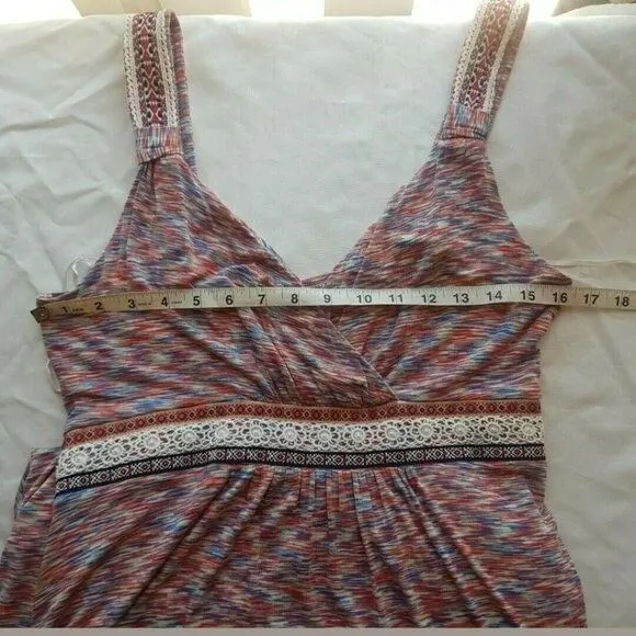 Cable and Gauge Dress Medium Bohemian Festival Hipster Cottagecore Cottage - Image 12