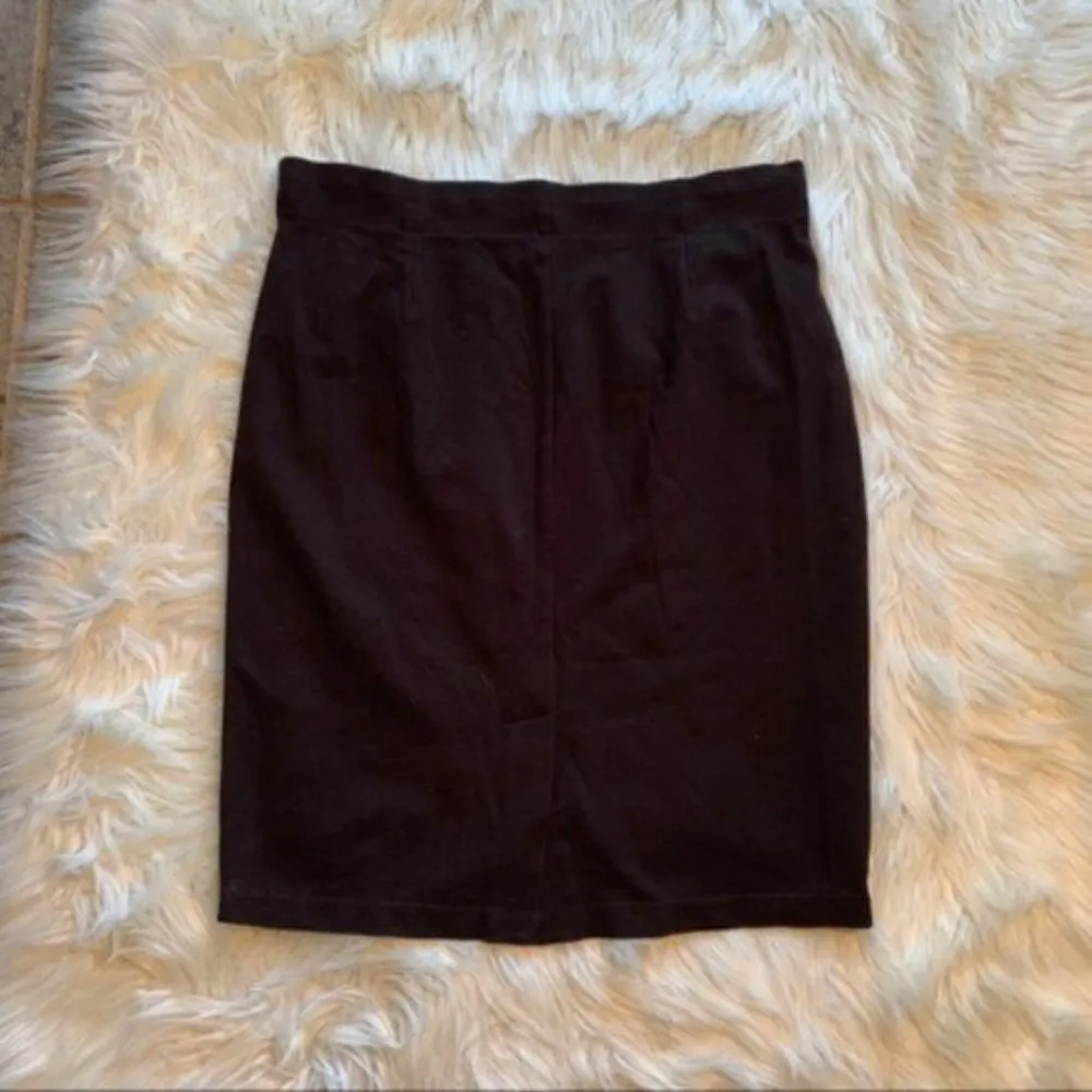 A.L.C. Pull On Skirt A-Line Dark Brown - Image 6