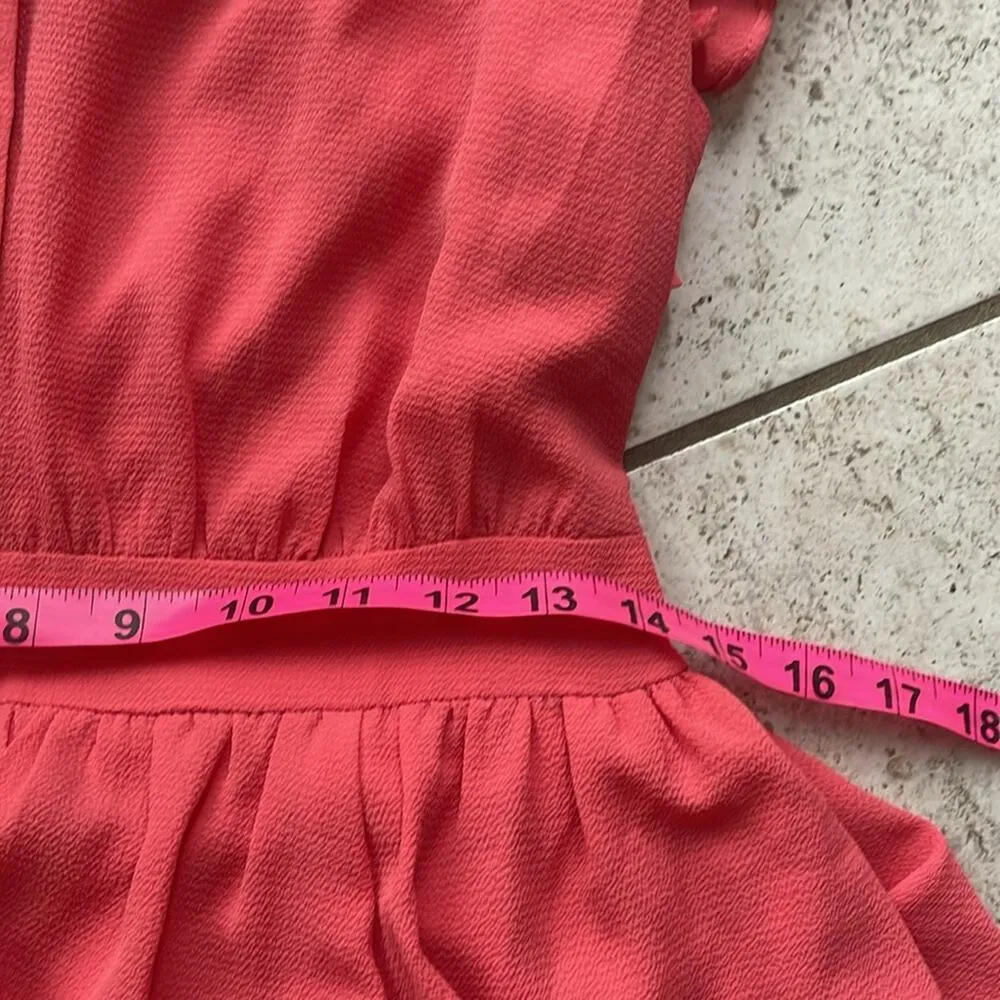 GAL MEETS GLAM Bree Coral Fit and Flare Dress - Image 13