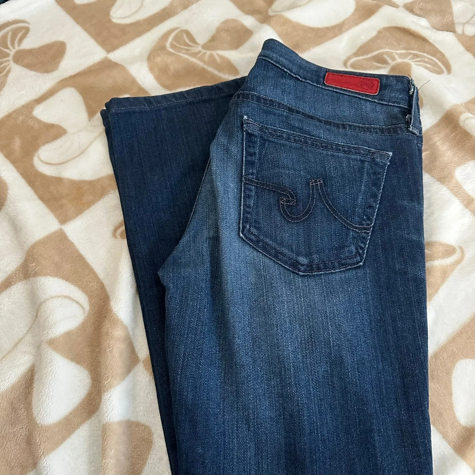 AG Adriano Goldschmied The Ballad Slim Low Rise Bootcut Y2k Style Jeans Size 26R - Image 13