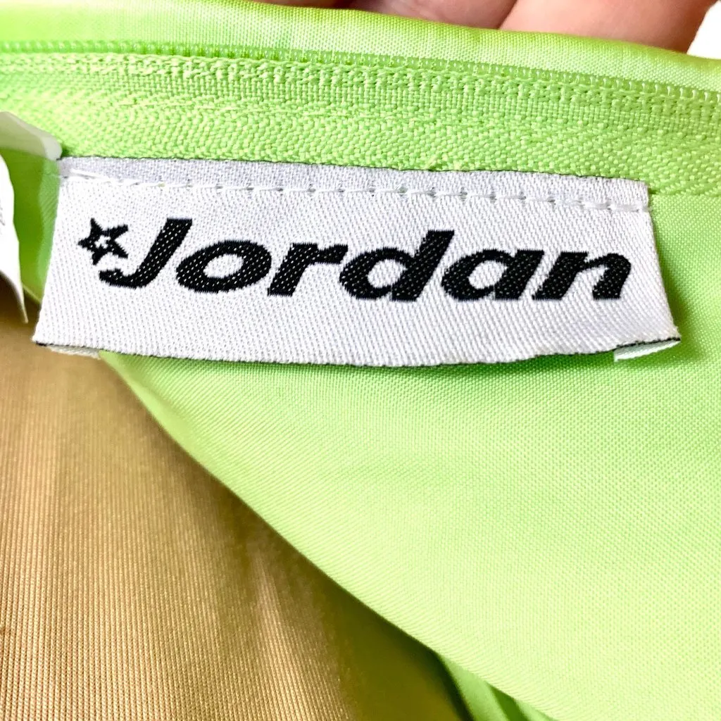 Jordan Strapless Apple Green Satin Midi Dress 8 Bridesmaid Fit Flare Prom Hoco - Image 7