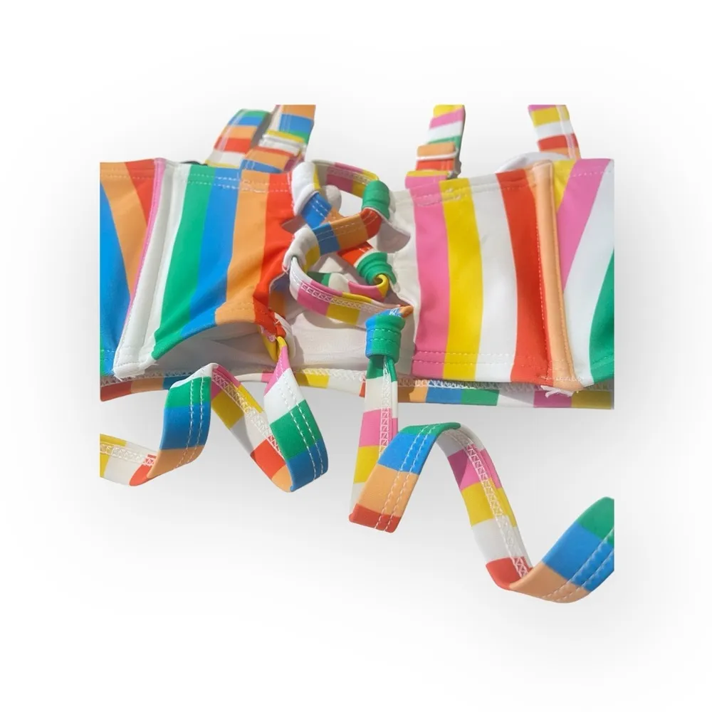new ミ Marlene Bikini Swim Top ミ Rainbow Pride Stripes ミ Small ミ - Image 8