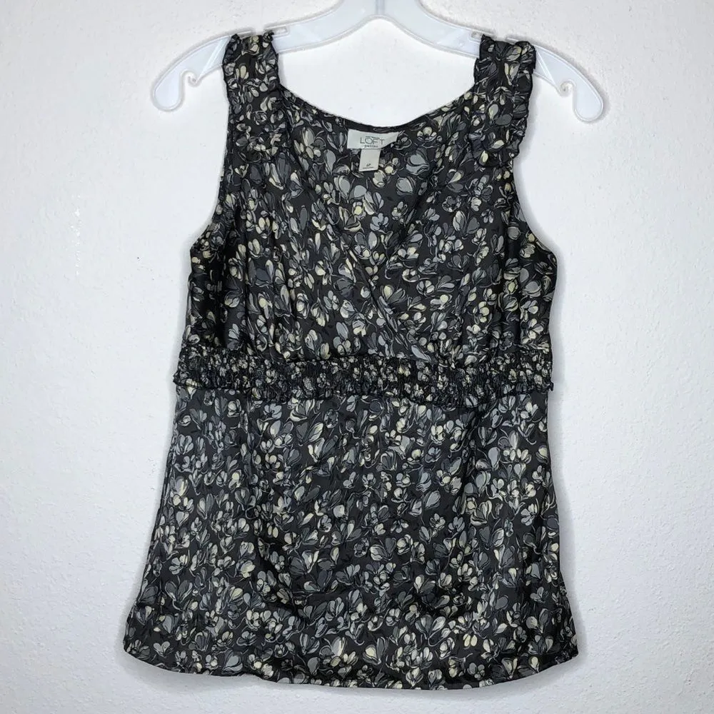 LOFT Floral Petite Top - Image 5