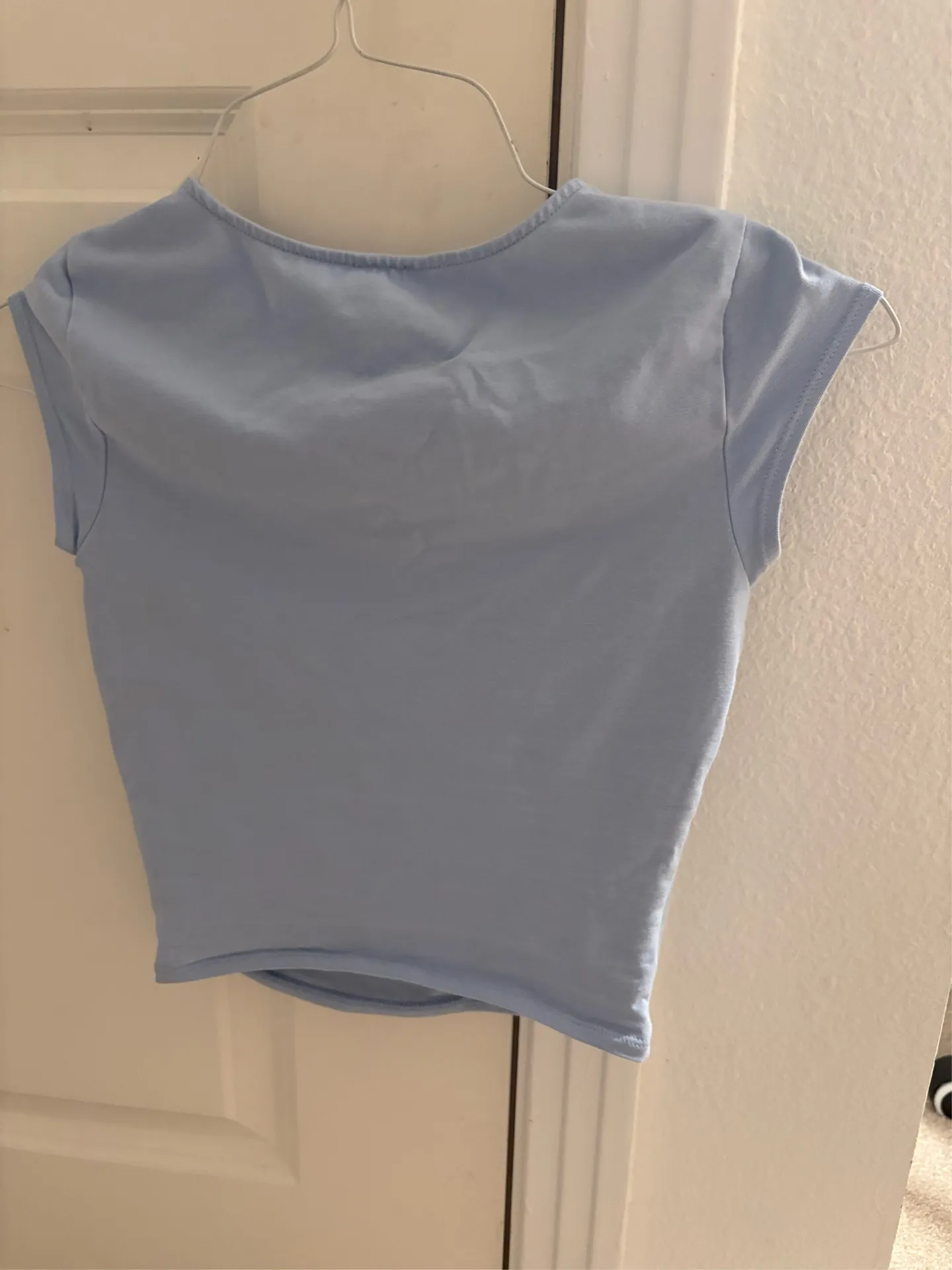 Blue Garage Square Neck Top - Image 4