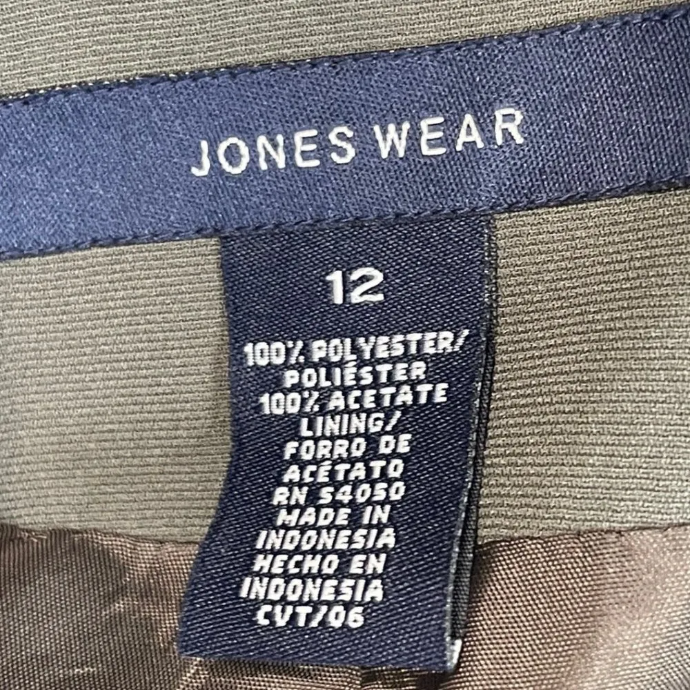 NWT Jones Wear Gray 2 Button Blazer 12 MSRV $86 - Image 5