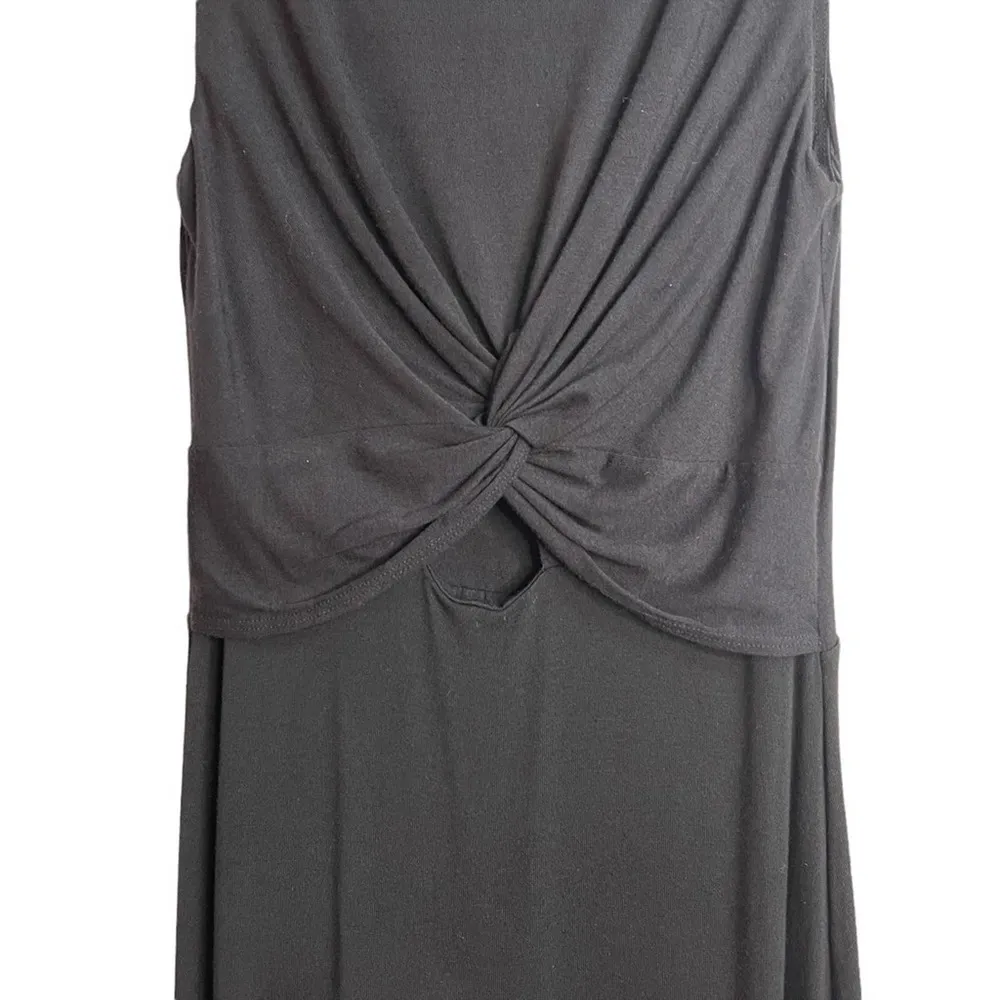 Bailey 44 Delphi Cut Out Black Striped Maxi Dress - Image 6