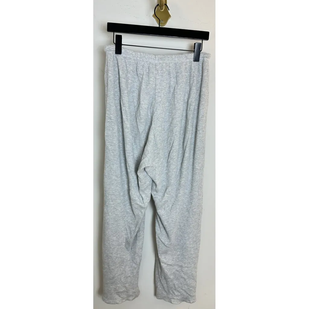 SKIMS  Waffle Pajama Pants in Light Heather Grey Size Small - Image 7
