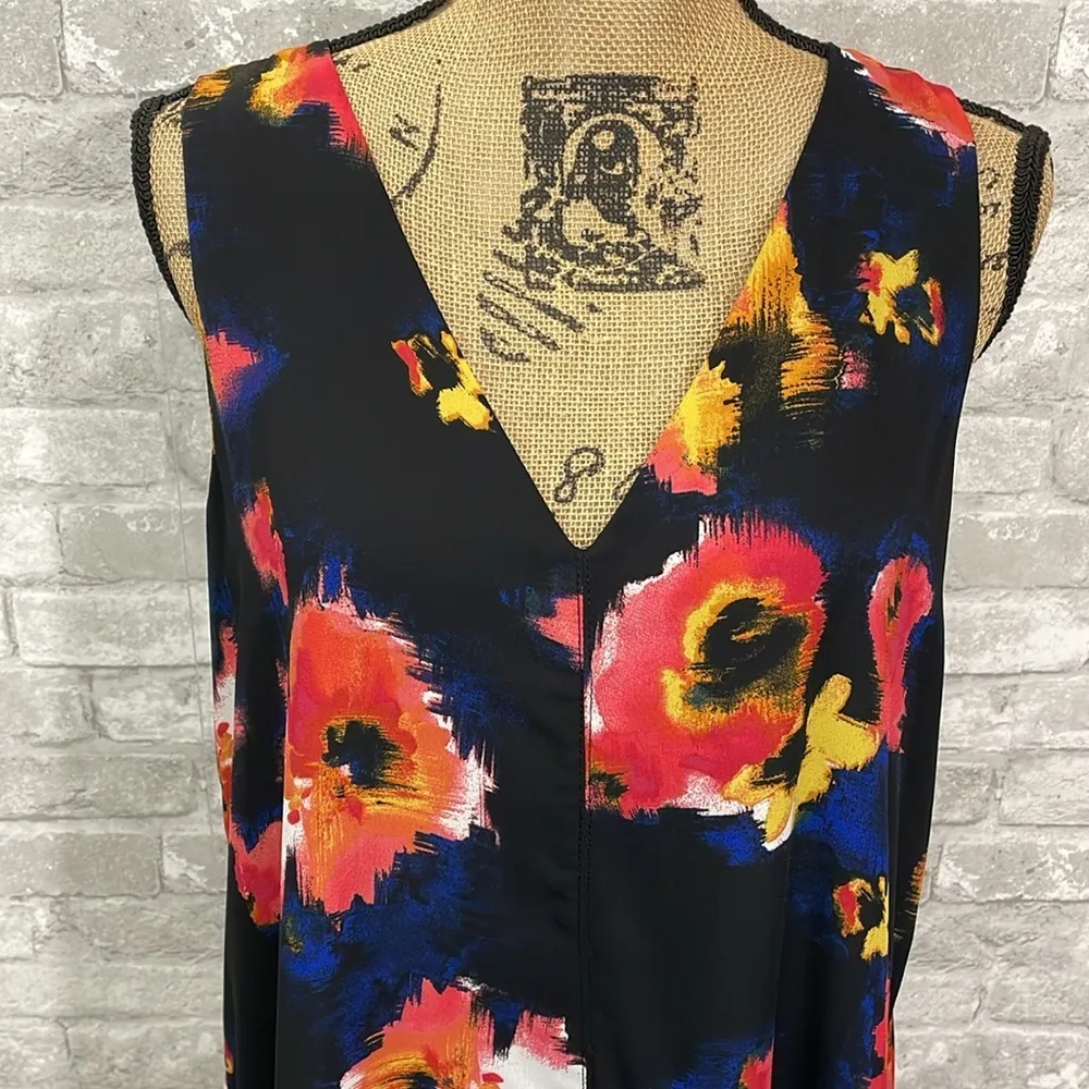 Evereve Allison Joy Black Pink Carey Shift Dress - Image 2