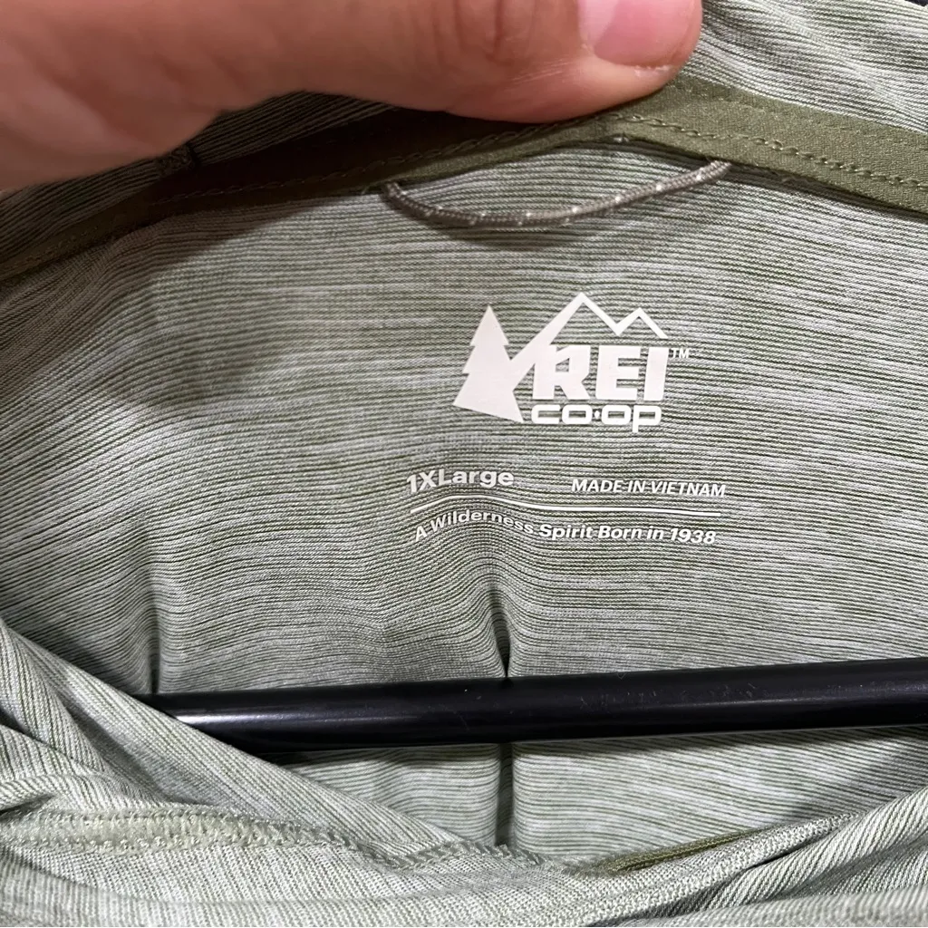 NWT REI Sun Protection Built for the Trail women’s size 1X harvest sage heather - Image 2