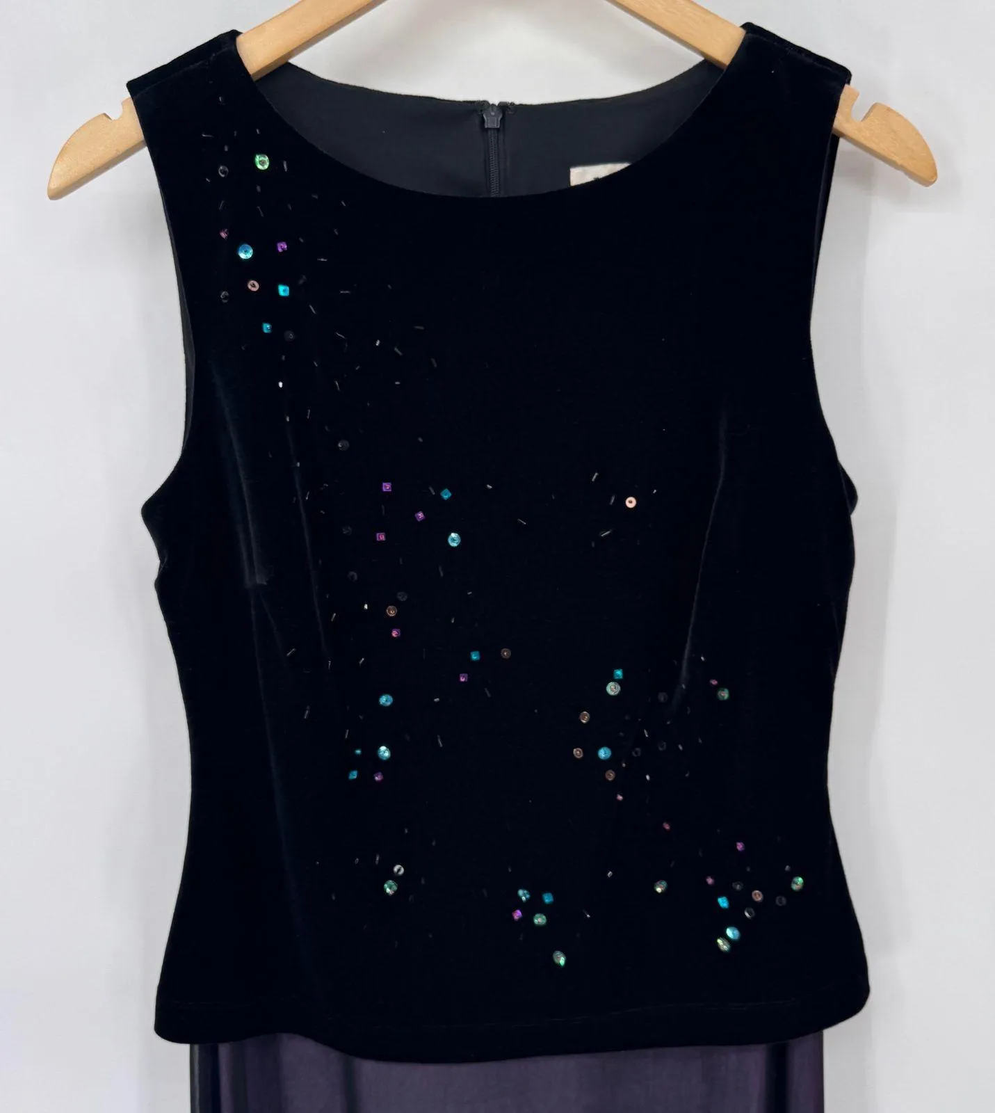 Vintage Y2K J.R. Nites by‎ Caliendo Whimsigoth Fairy Formal Dress Womens 8 Tall Black Size undefined - Image 5