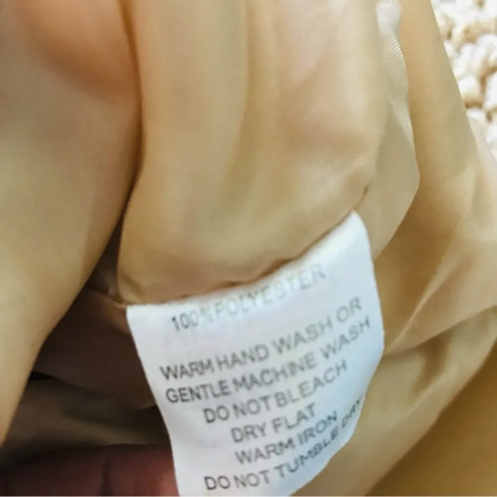 I.AM. GIA‎ Teddy Pixie Teddy Bear tan Coat jacket size M - Image 9