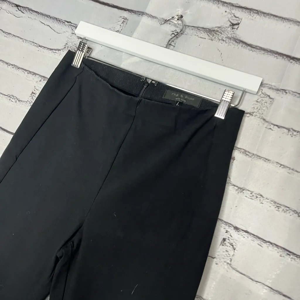 Rag & Bone Black Straight-Leg Dress Pants Women Sz 6 Workwear Minimalist Preppy - Image 7