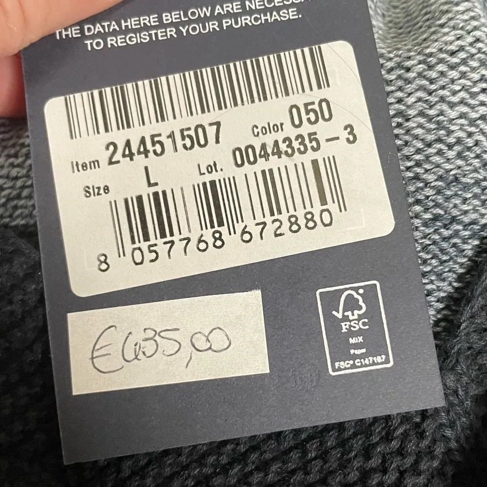 Paul & Shark Yachting Navy Pima‎ Cotton V Neck Short Sleeve Sweater Top Large Blue - Image 7